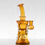 Chubby Glass – 10mm Full Color Gill Recycler – JUPITER