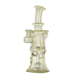 Chubby Glass – 14mm Gill Recycler – Shifty Peach