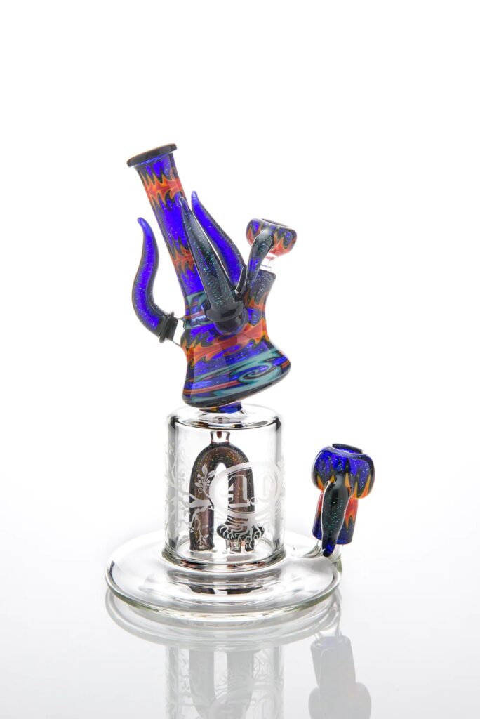 En4cer Vapor Bubbler with Mini Tube Mouthpiece Collaboration by Andy G and 4.0