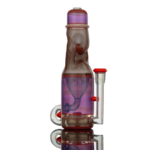 Jack Blew Glass - Full Size Ramune Recycler (Red Crayon)