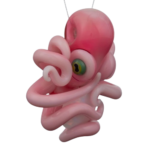 Liz Wright Glass - Opal Trapped Octopus Pendant