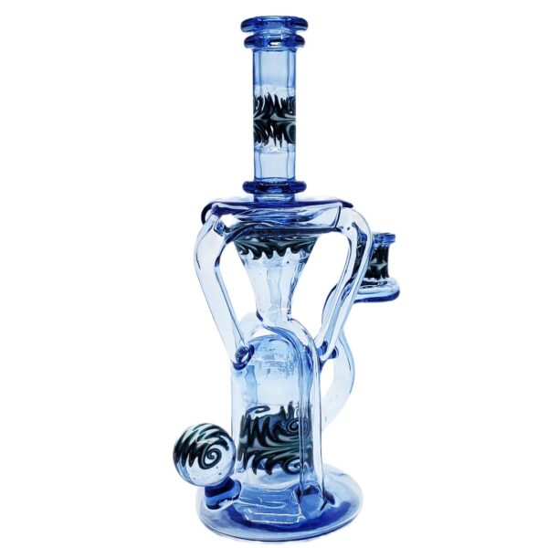 Logi Glass Art - Blue Dream Wig-Wag Recycler