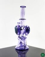 Olour Glass - Purple Rain Dotted Recycler