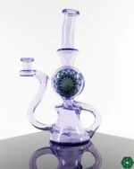 Olour Glass - Purple Rain Dotted Recycler