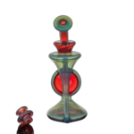 Trust Glass Half Ball Recycler - Opal Line & Phoenix