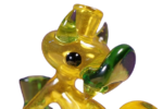 Ryno Glass Art Ryno Glass Death Duck Rig in Yellow & Green