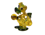 Ryno Glass Art Ryno Glass Death Duck Rig in Yellow & Green